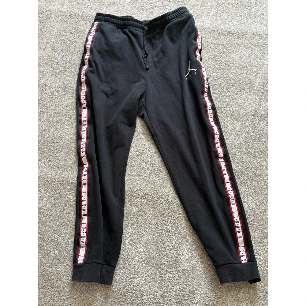 Air Jordan Jumpman Men’s Sweatsuit Size Medium Black Hoodie & Sweatpants